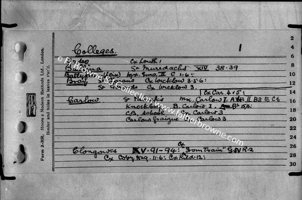 FR BROWNES INDEX